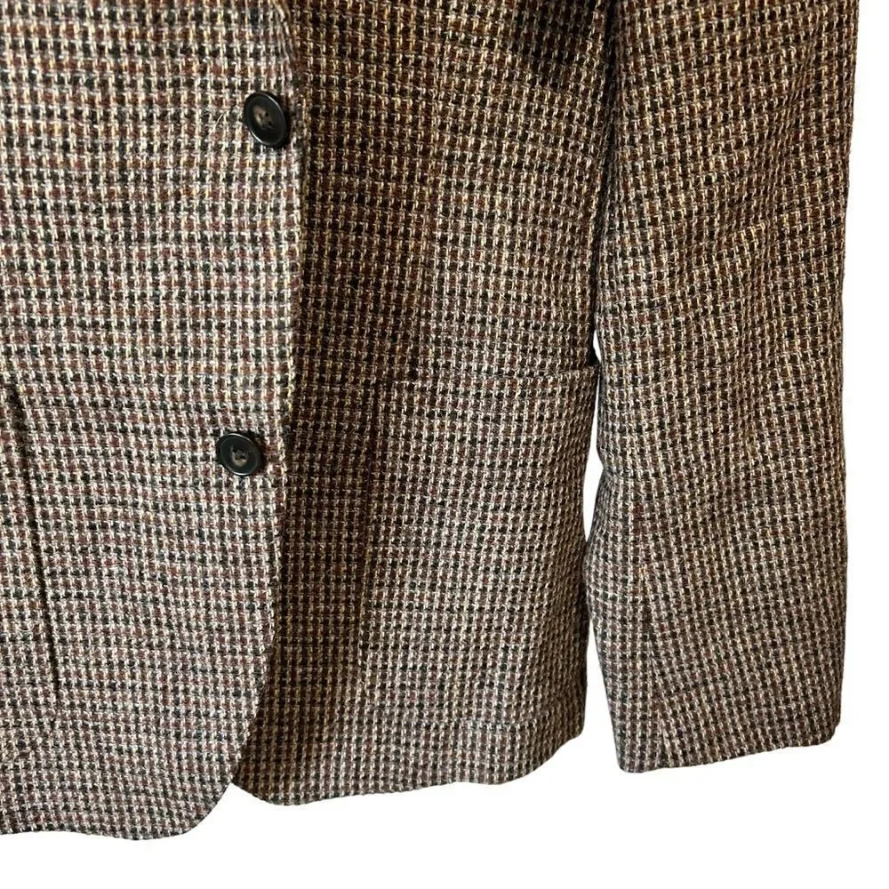 Officine Generale Men's Houndstooth 375 Wool Sport Coat Blazer Revolve